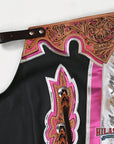 Ch208N-F Hilason Bull Riding Genuine Leather Rodeo Western Chaps