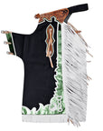 Hilason Handmade Genuine Leather Chaps Adult Handtooled Rodeo Bull Riding