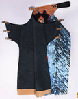 Hilason Handmade Genuine Leather Chaps Adult Handtooled Rodeo Bull Riding