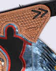 Hilason Handmade Genuine Leather Chaps Adult Handtooled Rodeo Bull Riding