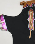 Hilason Handmade Genuine Leather Chaps Adult Handtooled Rodeo Bull Riding