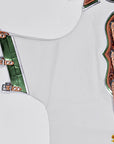 Hilason Pro Rodeo Bronc Bull-Riding Show Genuine Leather Chaps - White