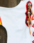 Hilason Handmade Genuine Leather Chaps Adult Handtooled Rodeo Bull Riding
