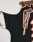 Hilason Handmade Genuine Leather Chaps Adult Handtooled Rodeo Bull Riding