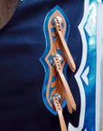 Hilason Handmade Genuine Leather Chaps Adult Handtooled Rodeo Bull Riding