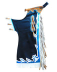 Hilason Handmade Genuine Leather Chaps Adult Handtooled Rodeo Bull Riding