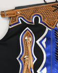 Hilason Handmade Genuine Leather Chaps Adult Handtooled Rodeo Bull Riding