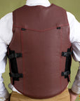 Equestrian Horse Riding Vest Safety Protective Hilason Leather