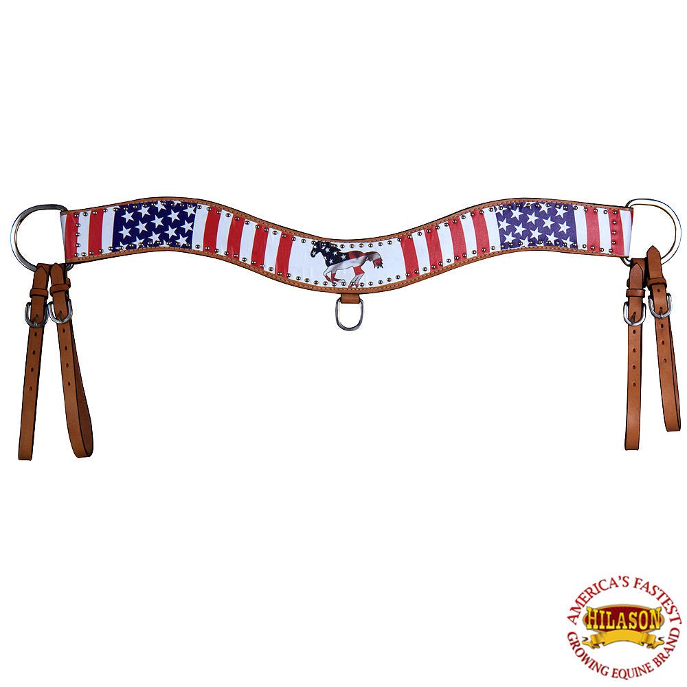 Hilason Western Horse Breast Collar American Leather