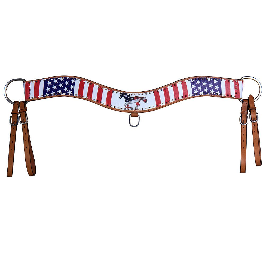 Hilason Western Horse Breast Collar American Leather