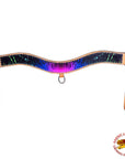 Hilason Western Horse Tripping Breast Collar Splatter American Leather