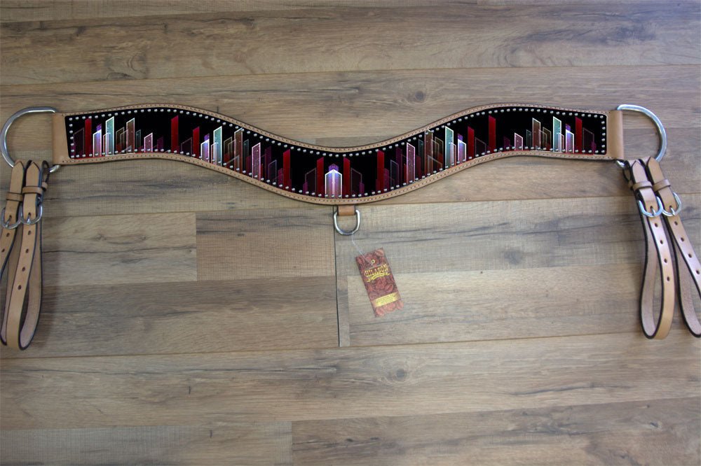 Hilason Western Horse Breast Collar American Leather