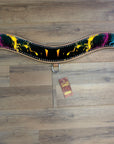 Hilason Western Horse Tripping Breast Collar Rays Design American Leather