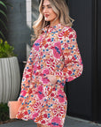Analia Long Sleeve Mini Dress