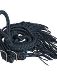 Barrel Racing Reins Flat Braided Polypropylene Nickel Plaited Hardware Durable 8 Foot