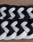 Hilason Braided Poly Barrel Racing Contest Flat Reins 1" X  8Ft Tan Black