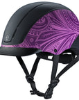 Troxel Dialfit Low Profile Spirit Horse Riding Helmet Purple Boho