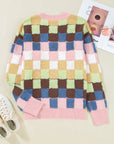 Kiara Pattern Front Cardigan Sweater