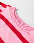 Madison Shoulder Ribbed Trim Sweater