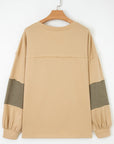 Bethany Patchwork Drop Shoulder PLUS Pullover