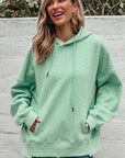 Promise Textured Baggy Solid Hoodie