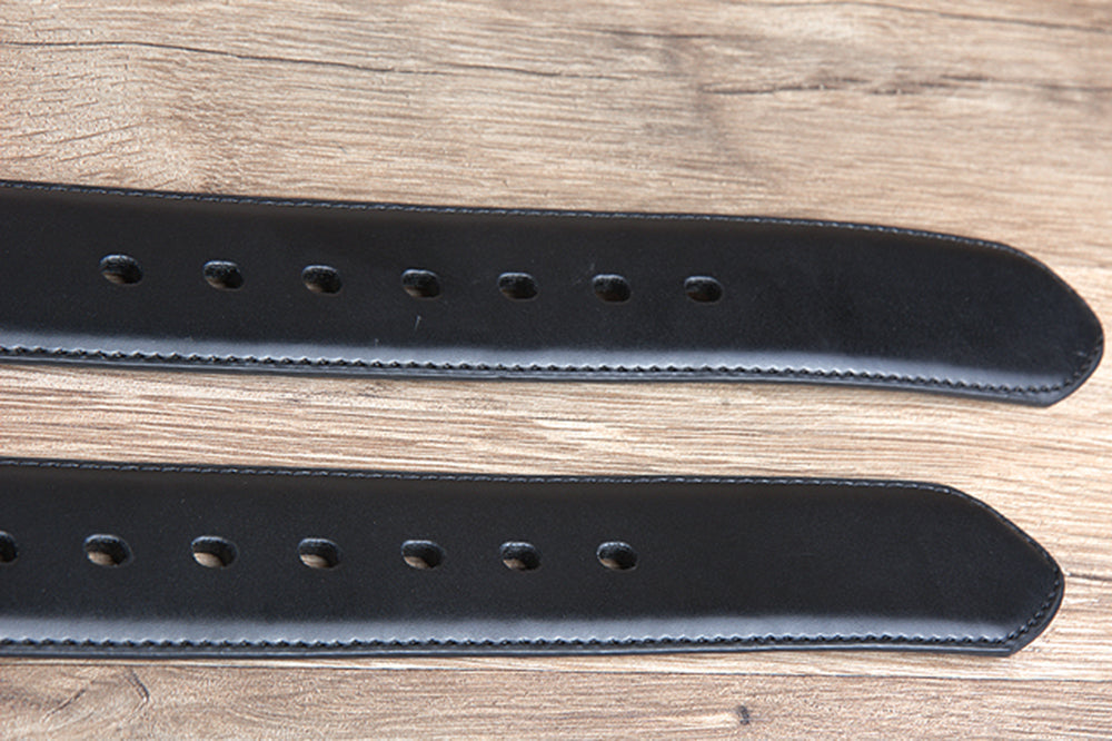 44" G Bar D 1.5" Black Leather Strap Mens Cowboy Belt W/ Silver Concho