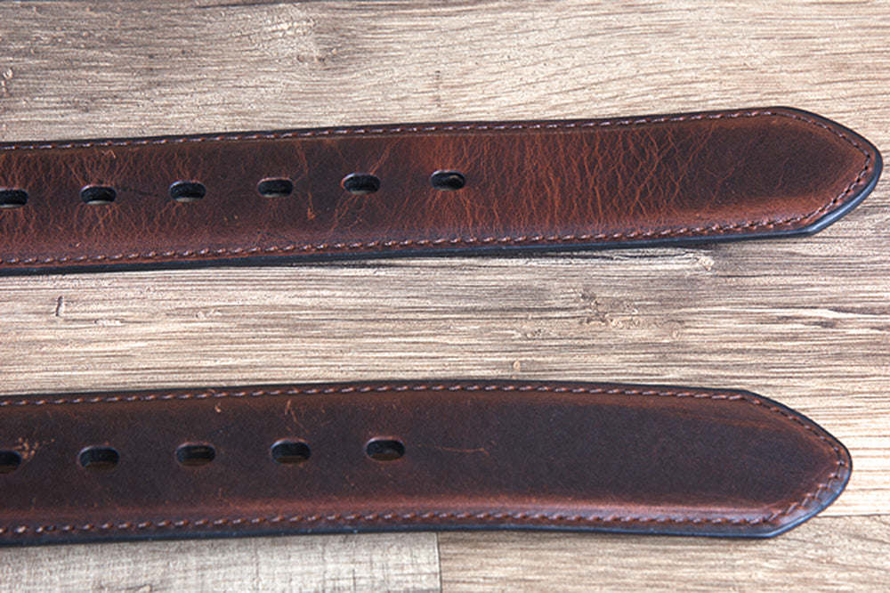 44" Roper Western 1.5" Crazyhorse Distressed Leather Mens Cowboy Belt Brown