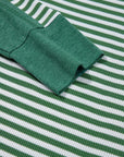 Stripe Thermal Knit Drop Shoulder Top