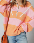 Claire Half Zip Oversize Sweater