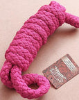 Hilason Horse Riding Poly Lead Rope Brown Tan  1/4" X 8 Ft.