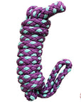 Hilason Horse Riding Poly Lead Rope 1/4" X 9 Ft. Red Turquoise
