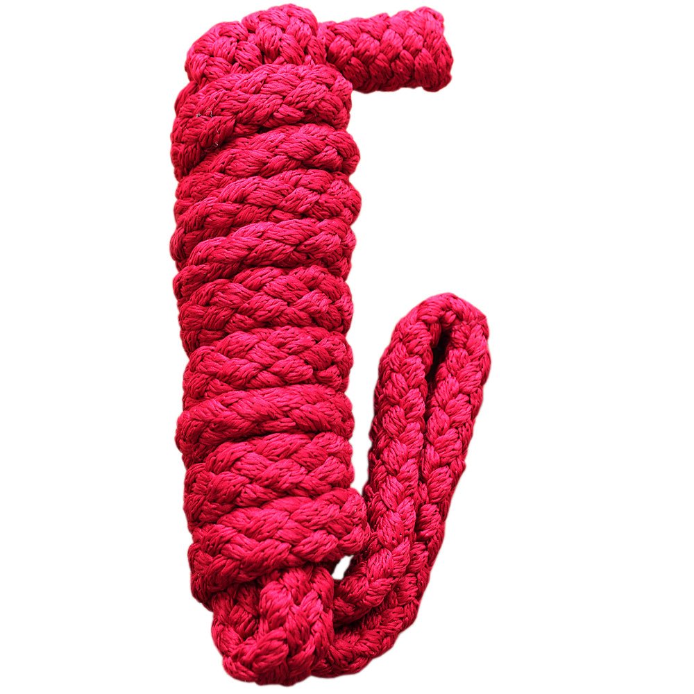 Hilason Horse Riding Poly Lead Rope 1/4" X 9 Ft. Red Turquoise