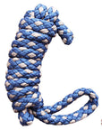Hilason Horse Riding Poly Lead Rope Brown Tan  1/4" X 8 Ft.