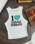 Tattooed Cowboys Cropped Tank