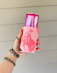 Pink Cowboy Koozie (2 sizes)