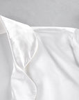 Heavenly Feathered Silk Pajamas in color options