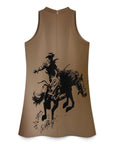 Baha Ranch Ride Cowboy Ride Sleeveless Mini Dress