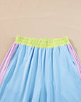 Colorblock Cap Sleeve Tee and Pants Set