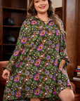 Lorelai Collared Loose Mini PLUS Dress