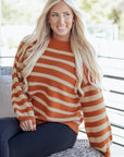 Isabella Trim Drop Shoulder Sweater