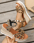 Lara Decor Strappy Wedge Sandals