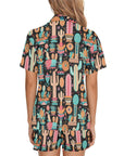 Cactus Obsessed Women's Western Pajama Set