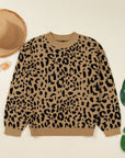 Elyse Trim Drop Shoulder Sweater