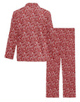 Red Bandana Men's Western Print Pajama Set