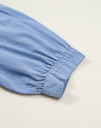 Londyn Bracelet Sleeve Chambray Shirt
