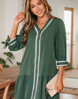 Xyla Bracelet Sleeve Shift Dress
