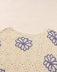Harper Eyelet Drop Shoulder Sweater