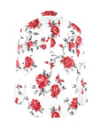 Baha Ranch Mexican Red Rose Floral Blazer