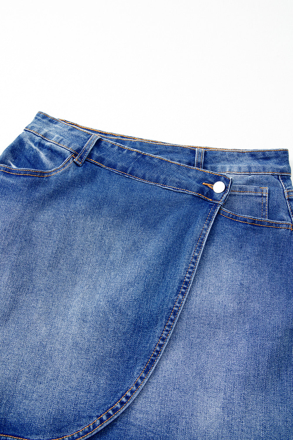 Renamara Crossed Waist Mini Skirt