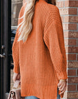 Rachel Front Chunky Cardigan Sweater